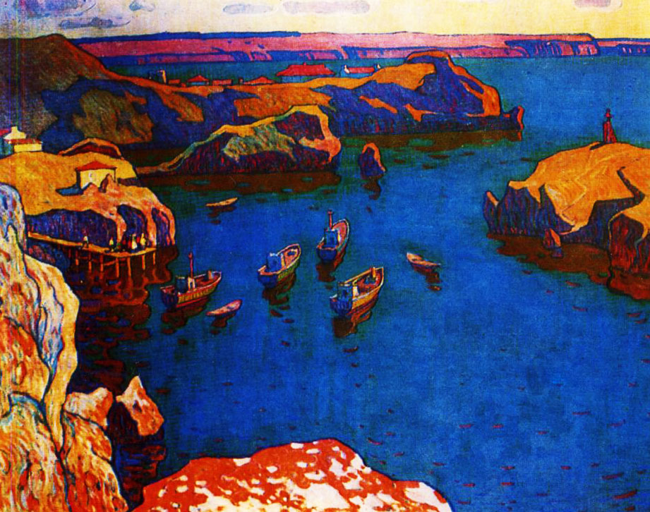 «Рибальська гавань». 1964. Полотно, олія